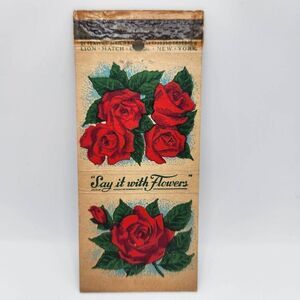 Vintage Matchbook Golubin's Flowers Butte Montana